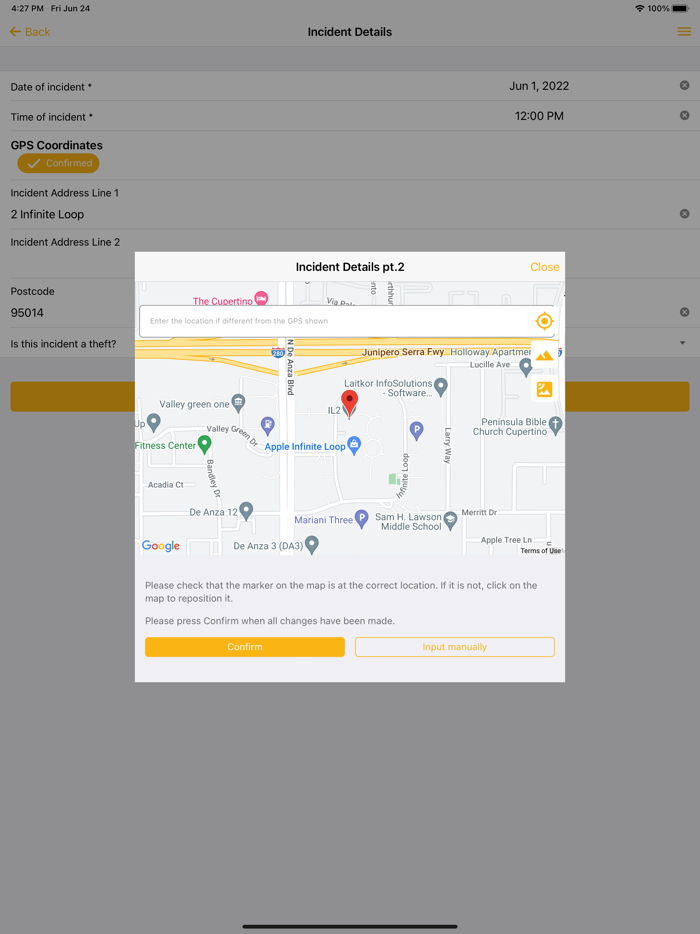 Cabsurance Claims app