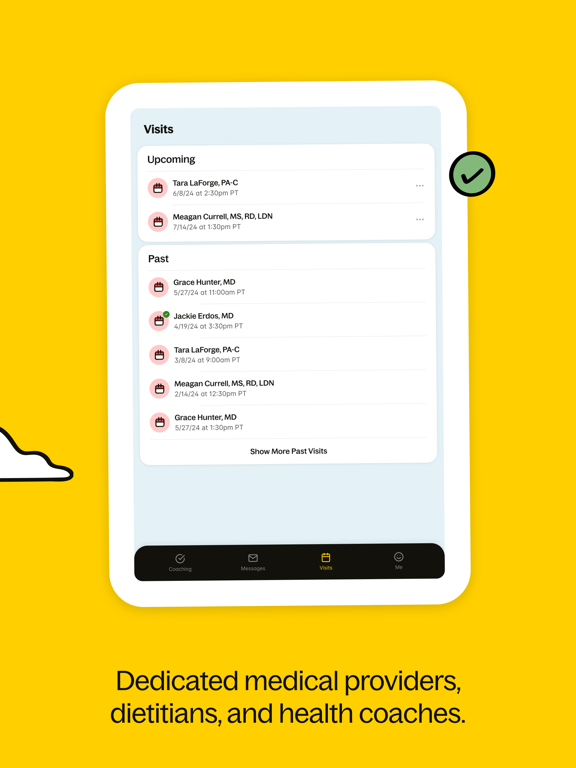 Miga iPad screenshot 2 - Health & Fitness app