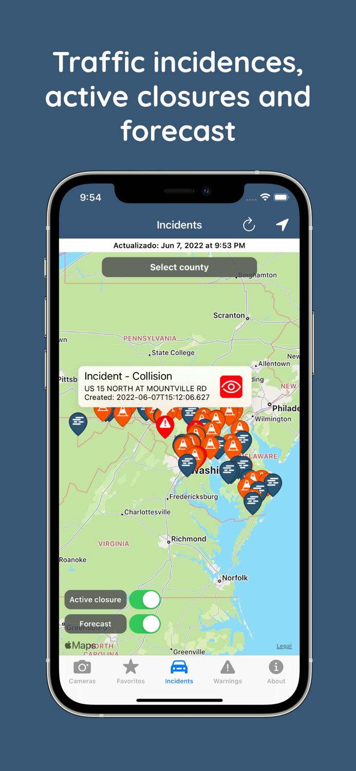 MDCams - Maryland traffic