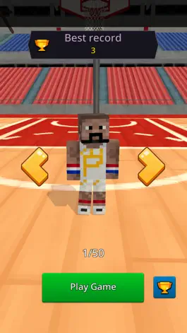 Game screenshot Pixel Basketball 3D apk