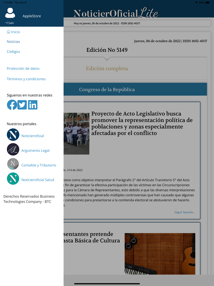 Noticiero Oficial Lite