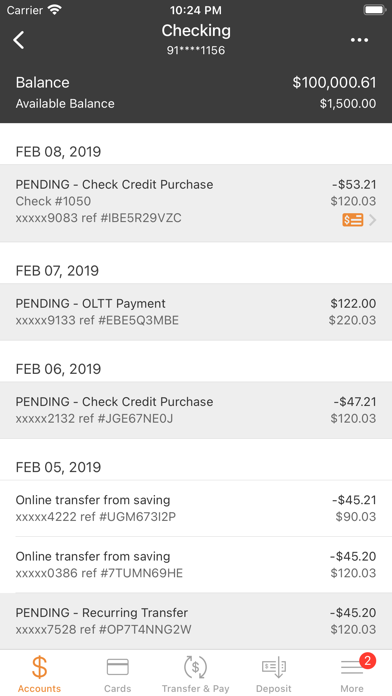 Cosden FCU Screenshot