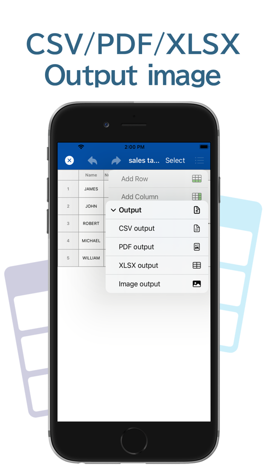 #5. Table Notes Spreadsheet maker (iOS) 由: WEBDIA INC.