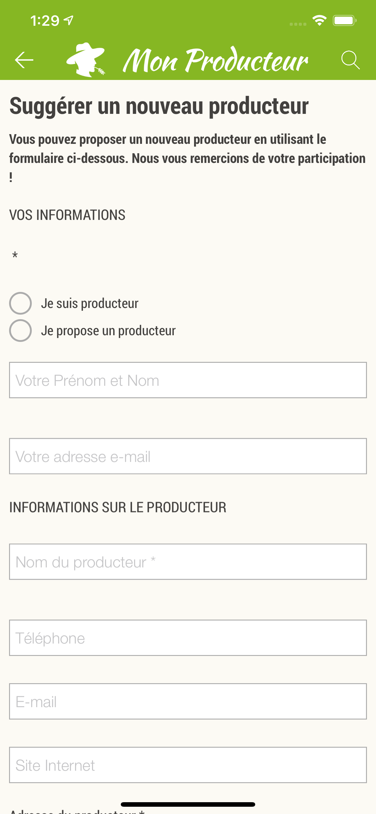 Mon Producteur