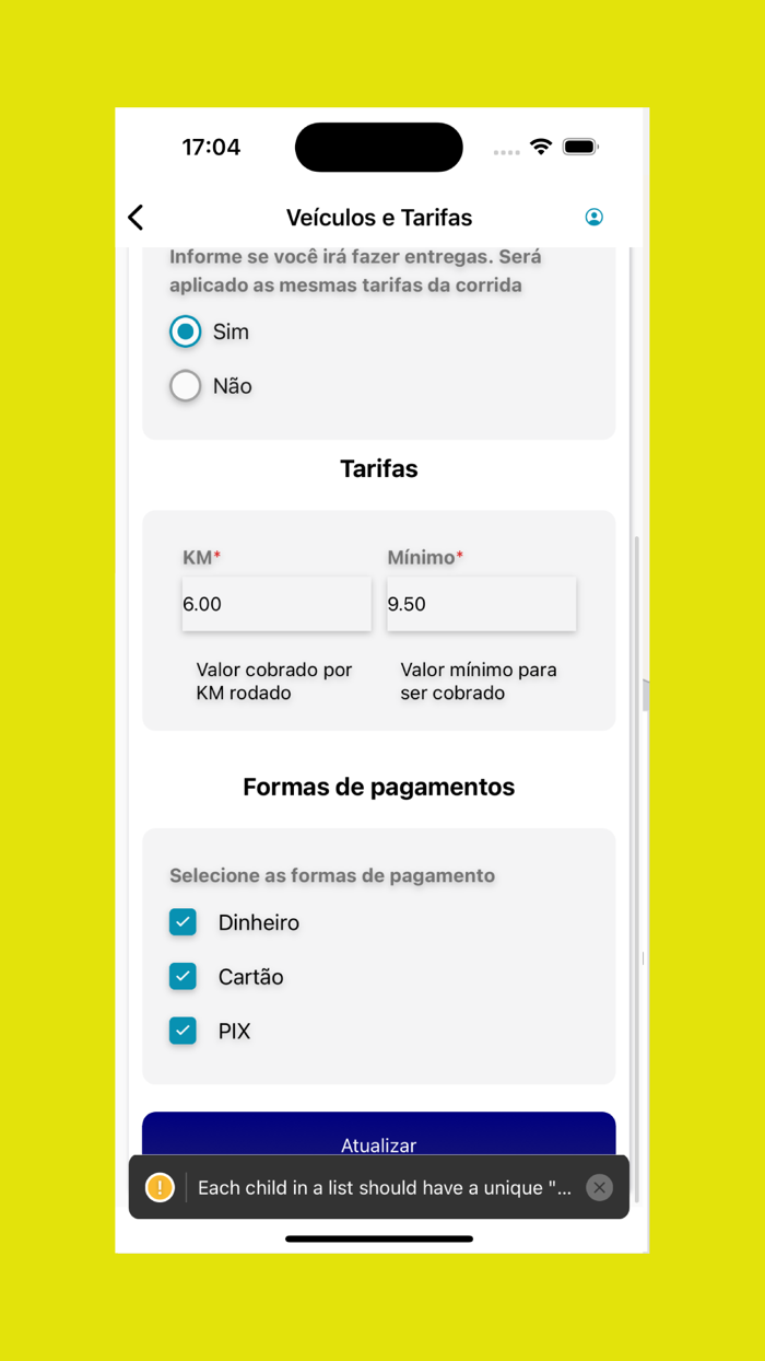 EzTaxi para Motoristas