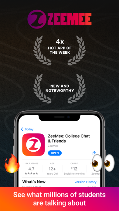 ZeeMee: College Chat & Friends Screenshot