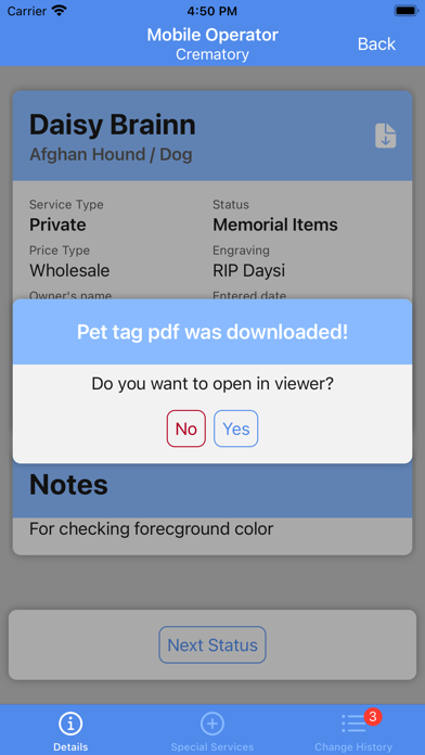 Wingstracker Screenshot
