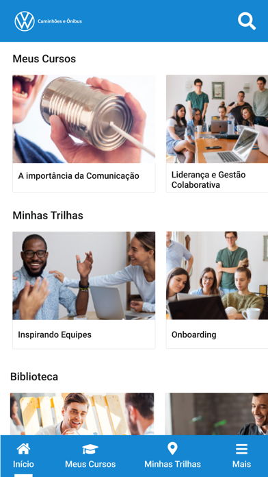 Portal de Treinamento Screenshot