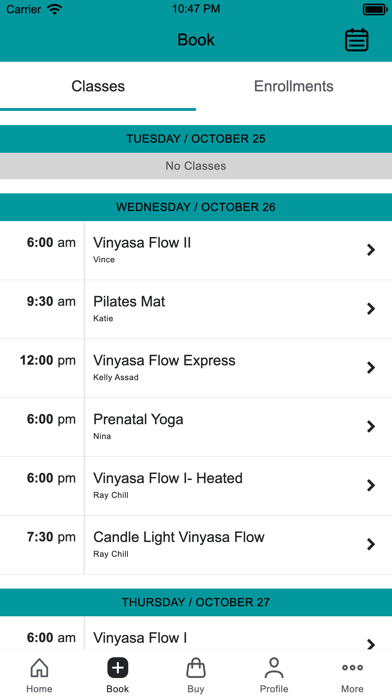 Phoenix Rising Yoga RI Screenshot