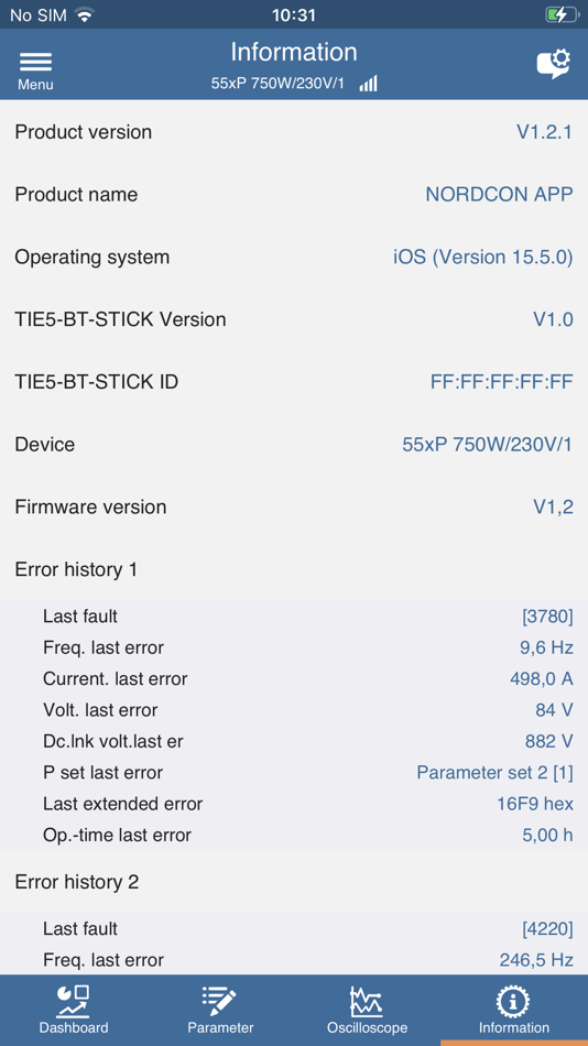 #6. NORDCON (iOS) 由: NORD Drivesystems