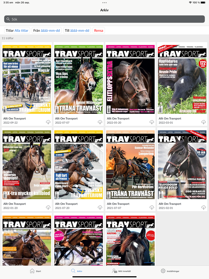 Allt Om Travsport magasin