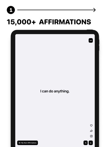 Affirmations Widgetのおすすめ画像1