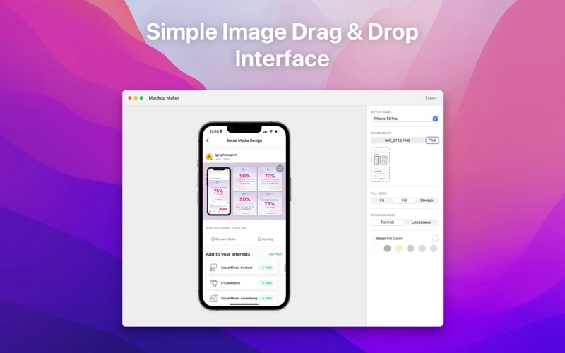 mockup maker design screenshot iphone screenshot 2
