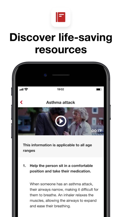 First aid by British Red Cross