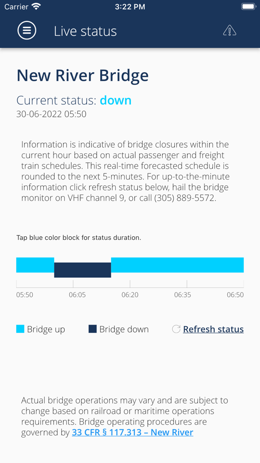 #2. Bridge Schedule (iOS) 由: Brightline Trains Florida Llc