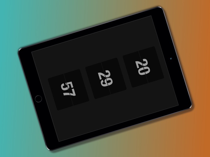 flipclock - fullscreen clock