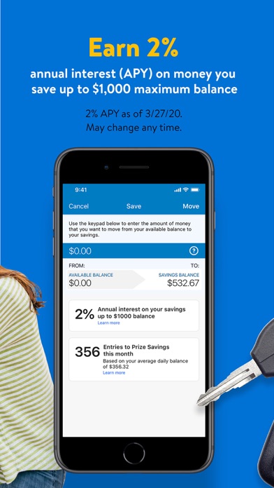 Walmart MoneyCard Screenshot