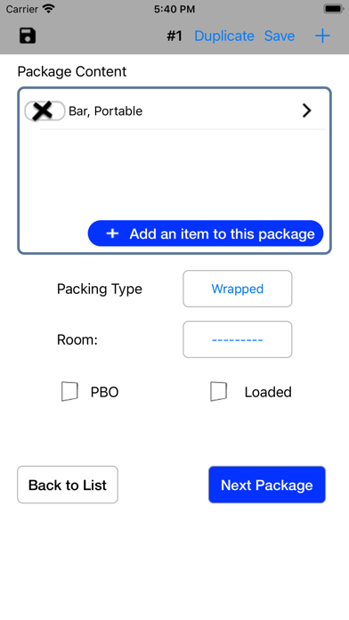 HHGPacking Screenshot