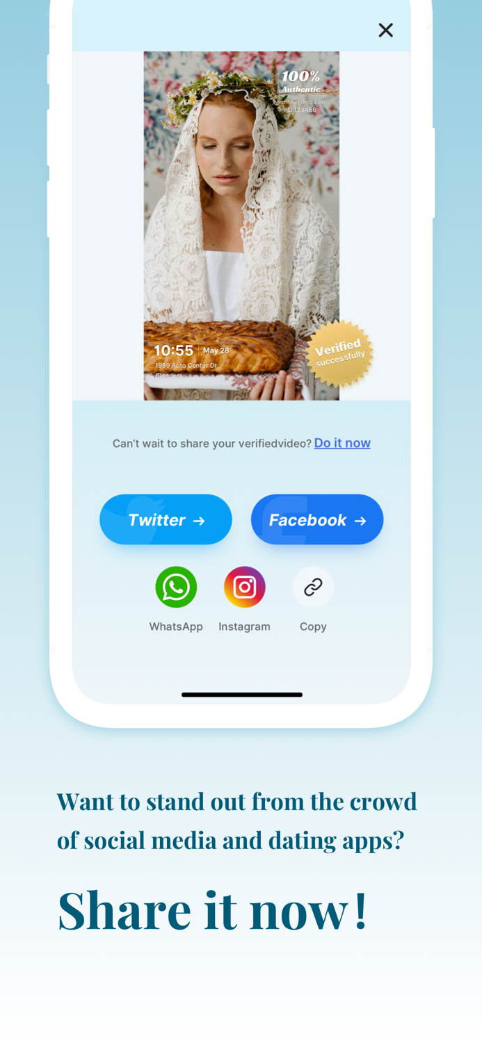 100 Authentic VerifiedVideos