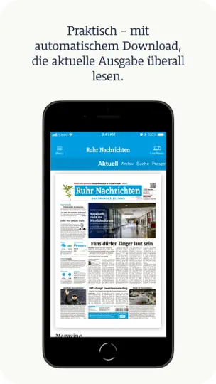 Screenshot von Ruhr Nachrichten auf dem iPhone 3