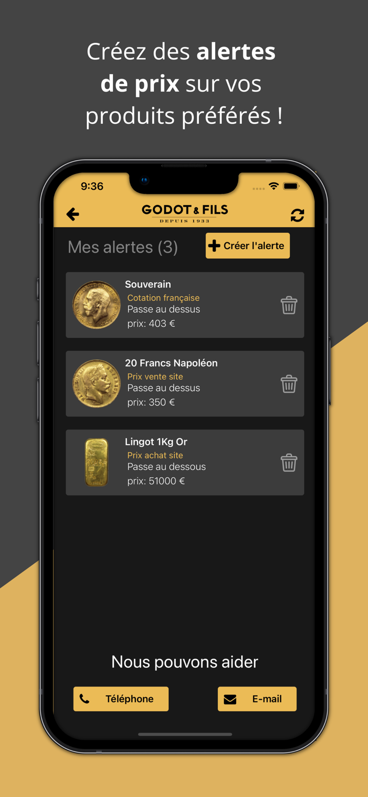 Cours de l'or - Godot et Fils screenshot 3