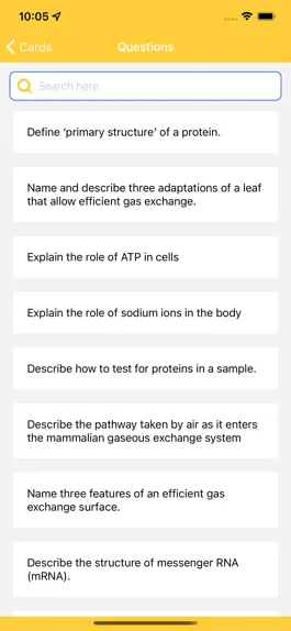 Game screenshot A-Level Biology Flashcards hack