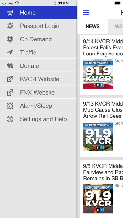 Screenshot #2 pour KVCR Public Media App