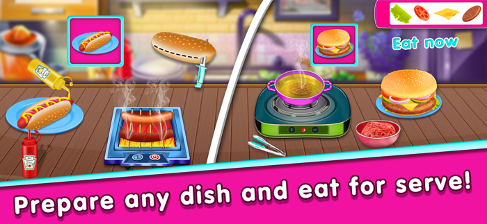 Fast Food Cooking Game