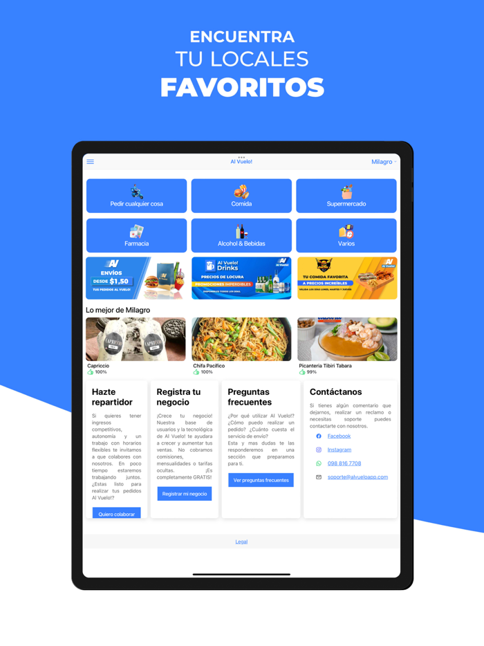Al Vuelo - Pide a domicilio