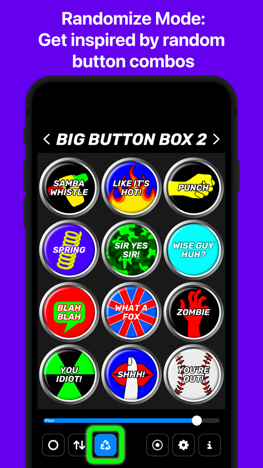 #5. Big Button Box 2 sound effects (iOS) Ved: Shaved Labs Ltd