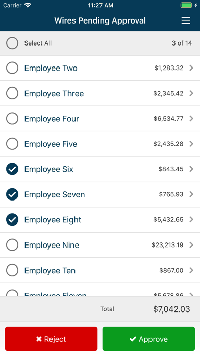 SCB Cash Management Screenshot