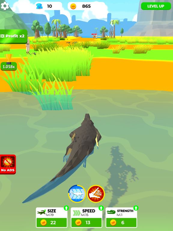 Idle Evolution: Reptile Empire iPad screenshot 7 - Games app