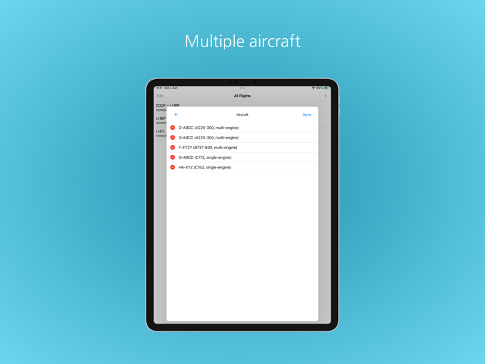 Simple Pilot Logbook