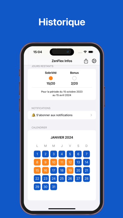 Zen Flex Infos du Jour EDF Screenshot