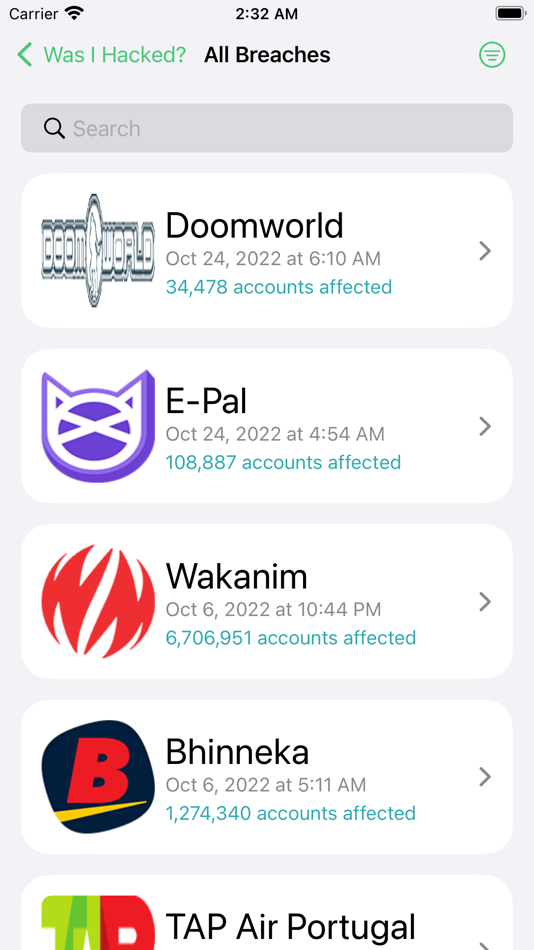 #7. Was I Hacked? (iOS) 由: Alexandra Holguin