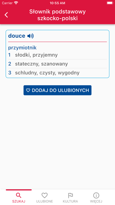 Scots-Polish Dictionary Screenshot