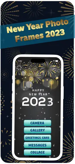 Game screenshot Happy New Year Frames 2023 mod apk