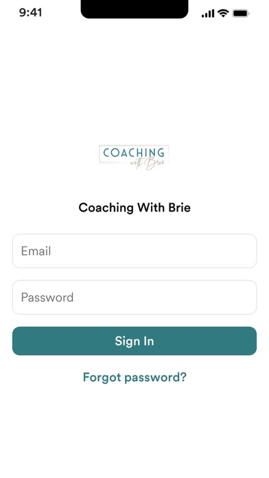 Screenshot #1 pour Coaching With Brie