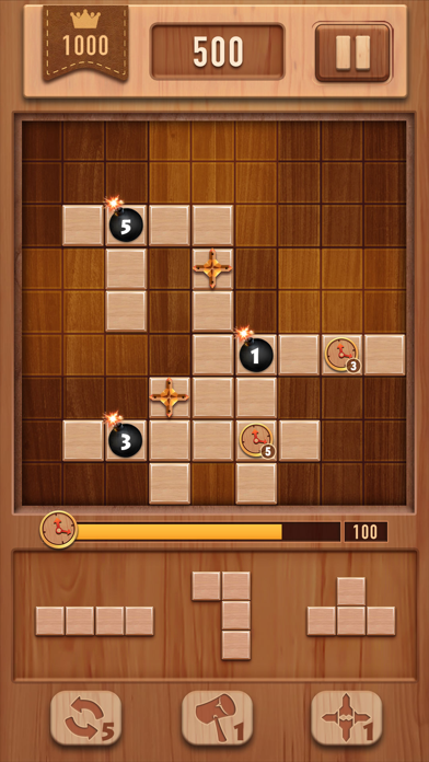 Wonder Wood Sudoku Block 3D Screenshot
