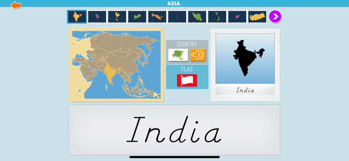 Asia - Montessori Geography