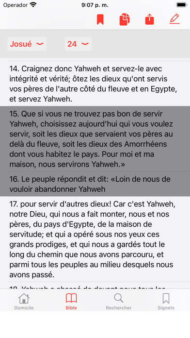 Bible Catholique Crampon Screenshot