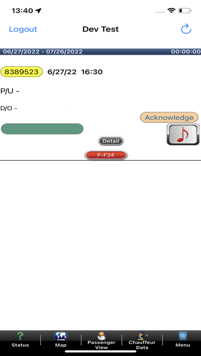 iChauffeur Screenshot