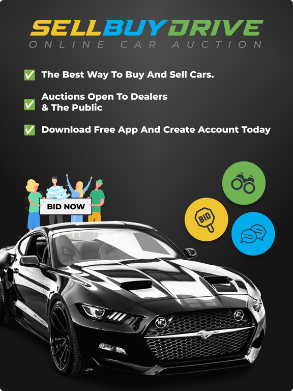 Sell Buy Drive iPad screenshot 1 - Business app