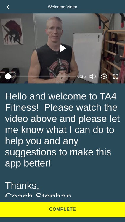 TA4 Fitness Longevity System