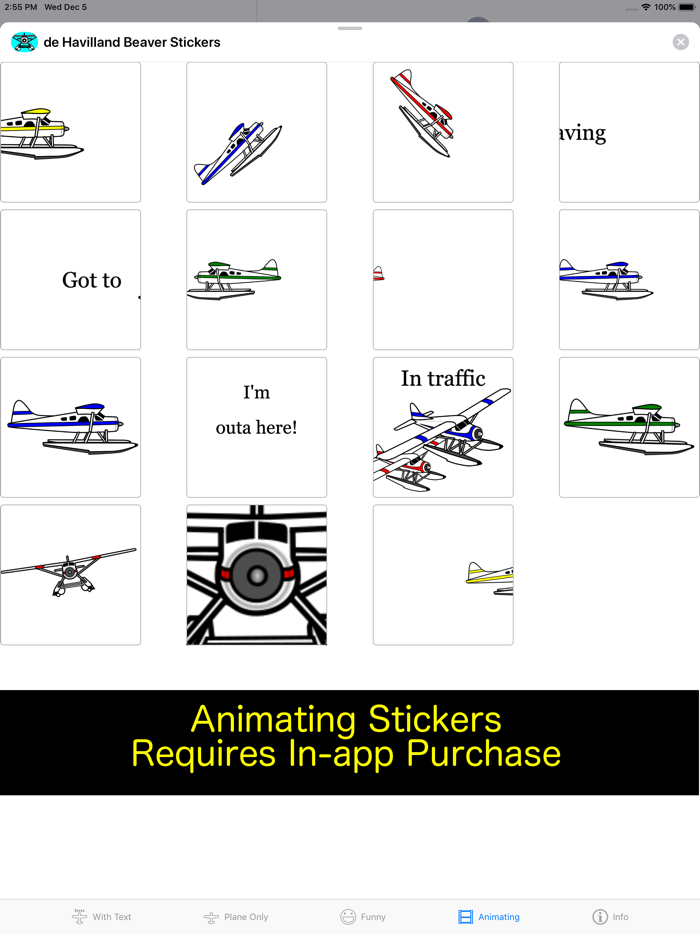 DHC-2 Beaver Sticker App