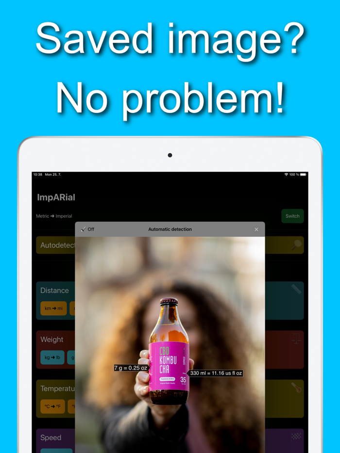 ImpARial – AR unit converter