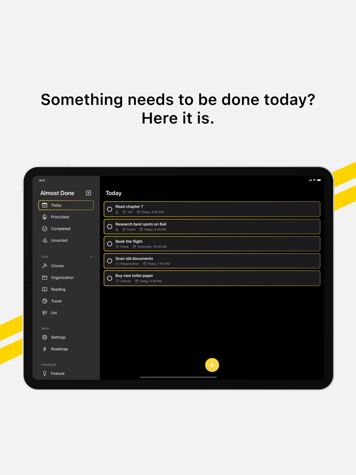 Almost Done Task Manager