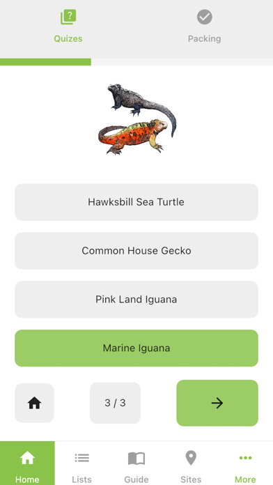 Galapagos Wildlife Guide Screenshot