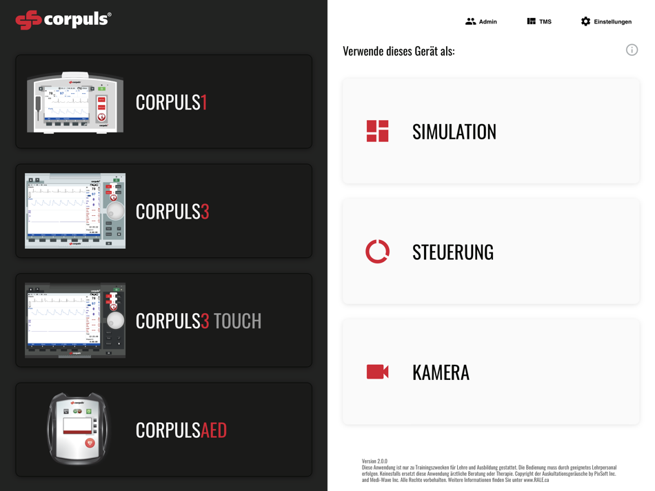 #9. corpuls simulation (iOS) Podle: corpuls GS Elektromedizinische Geräte G. Stemple GmbH