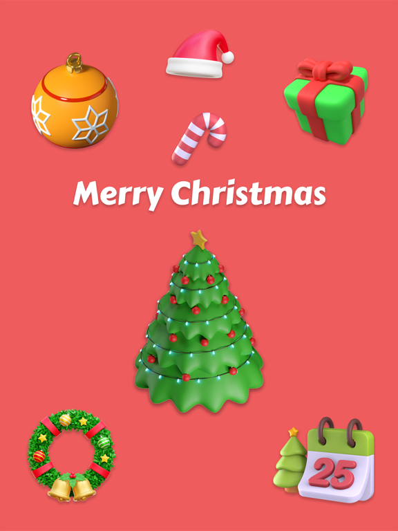 Screenshot #4 pour Christmas Stickers-2024 Wishes